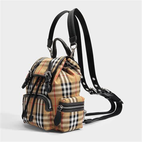 burberry the small rucksack checkered backpack|burberry small canvas check backpack.